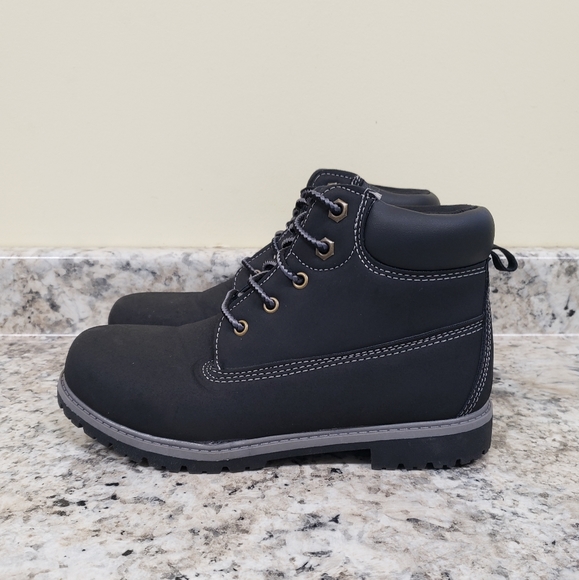wonder nation Other - Wonder Nation Boys Boots Black Lace Up Non Marking Sole Boots Size 4